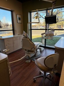 Dental treatment room at Green Dental Broomfield, CO